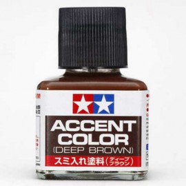 Tamiya Panel Line Accent Color (Deep Brown, enamel, flat) 40 ml