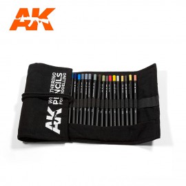 Weathering pencil full range cloth case