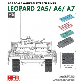 Ryefield model 1:35 Workable track links for Leopard 2A5/A6/A7
