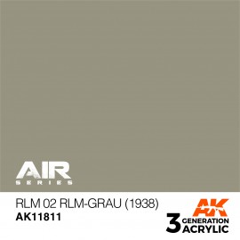 Acrylics 3rd generation RLM 02 RLM-Grau (1938)