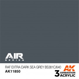 Acrylics 3rd generation RAF Extra Dark Sea Grey BS381C/640