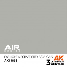 Acrylics 3rd generation RAF Light Aircraft Grey BS381C/627