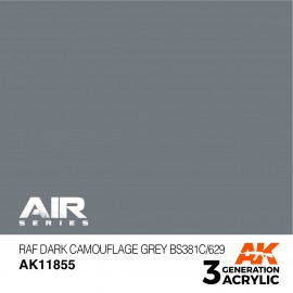 Acrylics 3rd generation RAF Dark Camouflage Grey BS381C/629