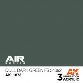 Acrylics 3rd generation Dull Dark Green FS 34092