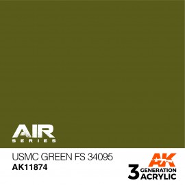 Acrylics 3rd generation USMC Green FS 34095