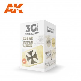 Acrylics 3rd generation Clear Doped Linen SET 3G