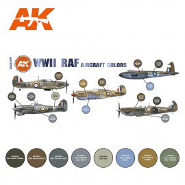 Acrylics 3rd generation WWII RAF Aircraft Colors SET 3G