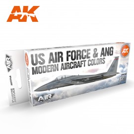 Acrylics 3rd generation US Air Force & ANG Modern Aircraft Colors SET 3G