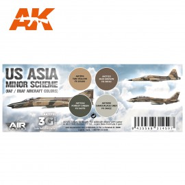 Acrylics 3rd generation US Asia Minor Scheme (IIAF/IRIAF Aircraft) SET 3G