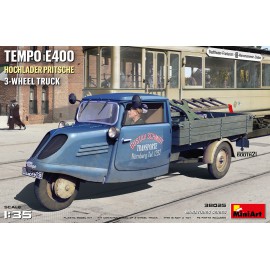 Miniart 1:35 Tempo E400 Hochlader Pritsche 3-Wheel Truck