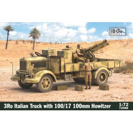 IBG Model 1:72 3Ro Italian Truck with 100/17 100mm Howitzer