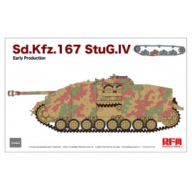 Ryefield model 1:35 Sd.Kfz.167 StuG.IV Early Production w/workable track links, without interior