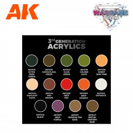 Acrylics 3rd generation Battle Orc - Wargame starter set - 14 colors & 1 figure