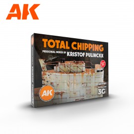 Acrylics 3rd generation Signature set Total chipping - Kristof Pulinckx set