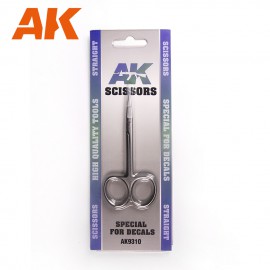 AK Interactive Scissors Straight. Special decals and paper.
