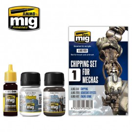 AMMO by Mig Chipping Set for Mechas