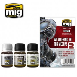AMMO by Mig Weathering Set for Mechas
