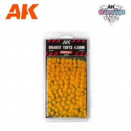 AK Interactive tufts, Orange and yellow wargame tufts
