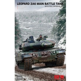 Ryefield model 1:35 Leopard 2A6 Main Battle Tank with FULL INTERIOR