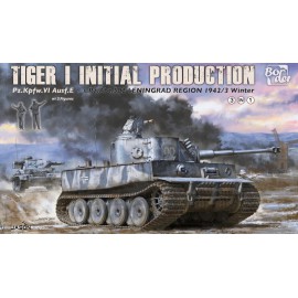 Border model 1:35 Tiger I Initial Production s.Pz.Abt. 502 Leningrad Region 1942/3 Winter (3 in 1)