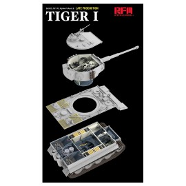 Ryefield model 1:35 Tiger I Late Production w/Full interior & Zimmerit
