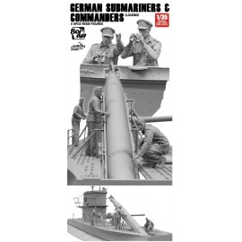 Border model 1:35 German Submarines & Commanders (Loading) 5 pcs (resin figures)