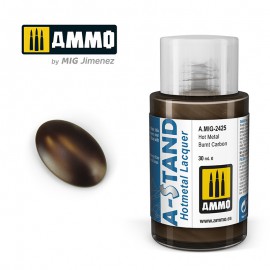 AMMO by Mig AMIG2425 A-STAND Hot Metal Burnt Carbon