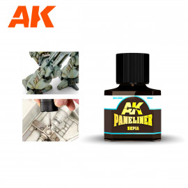 AK-Interactive AK12021 sepia paneliner 40 ml