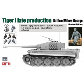 Ryefield model RM5101 1:35 ”Tiger I late production (Battle of Villers-Bocage) w/Zimmerit