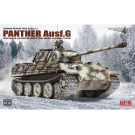 Ryefield model RM5112 1:35 Sd.Kfz.171 Panther G w/Night Sights and Air Defense Armor & Steel Wheel